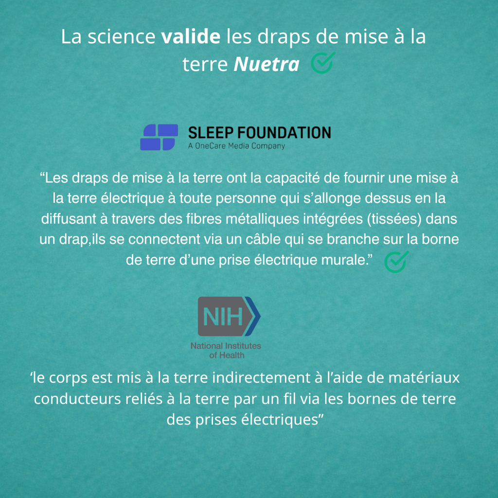 Drap de mise à la terre